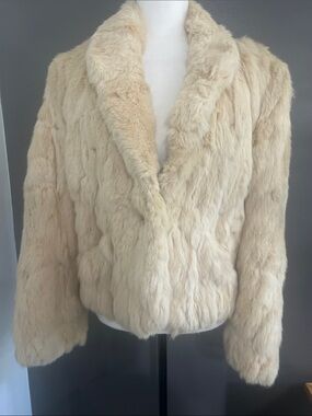 Genuine Rabbit Fur Coat